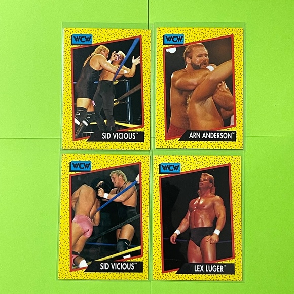 24 WWF WCW 90's Wrestling Trading Cards Classic Hulk Hogan Andre Giant Bret Hart - Picture 13 of 14